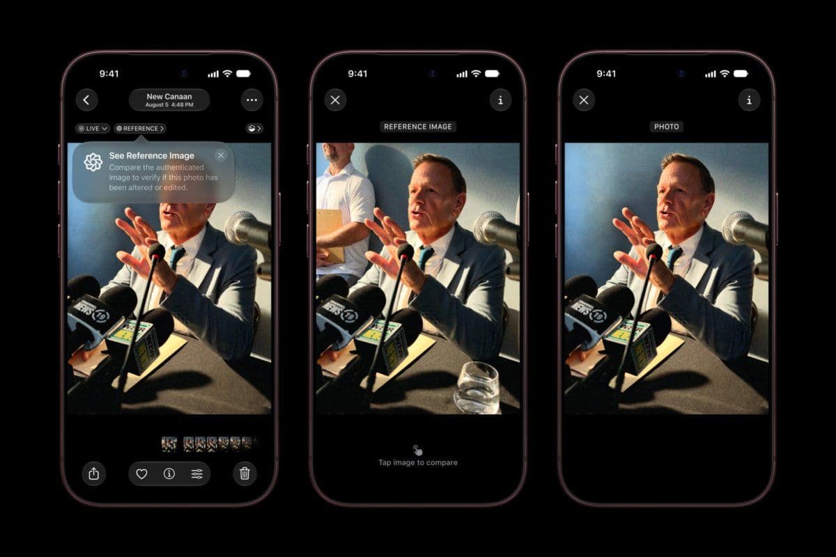 Apple 推出新功能證明 iPhone 相片並非 AI 偽造