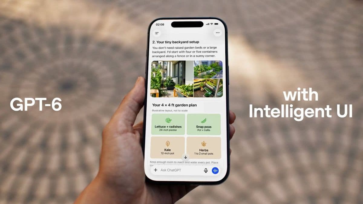 ChatGPT 推出 GPT-6 及具備視覺化回答的全新 Intelligent UI