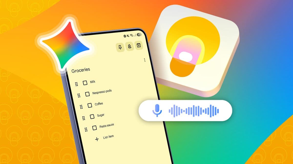 Google Keep 全新 Gemini 語音功能實測:整理雜亂清單節省數小時