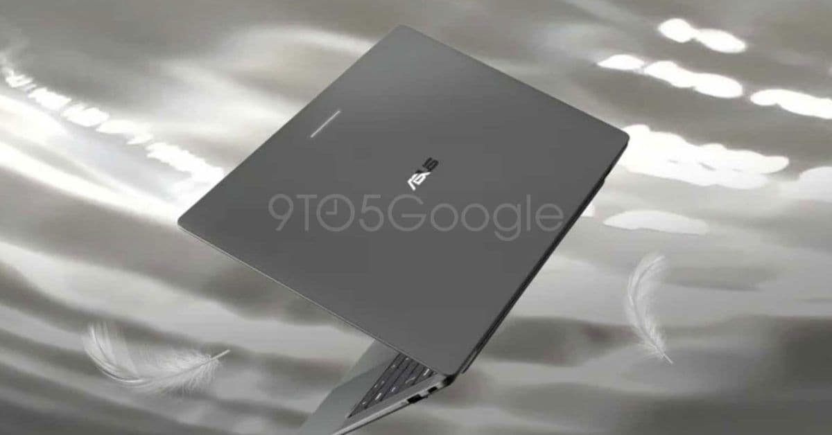 Asus Googlebook 實機圖曝光:搭載 Aluminum OS 及獨特 Glowbar 燈條