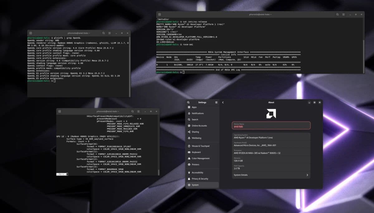 Ryzen AI 開發者平台:AMD 基於 Debian 打造的自家 Linux 發行版