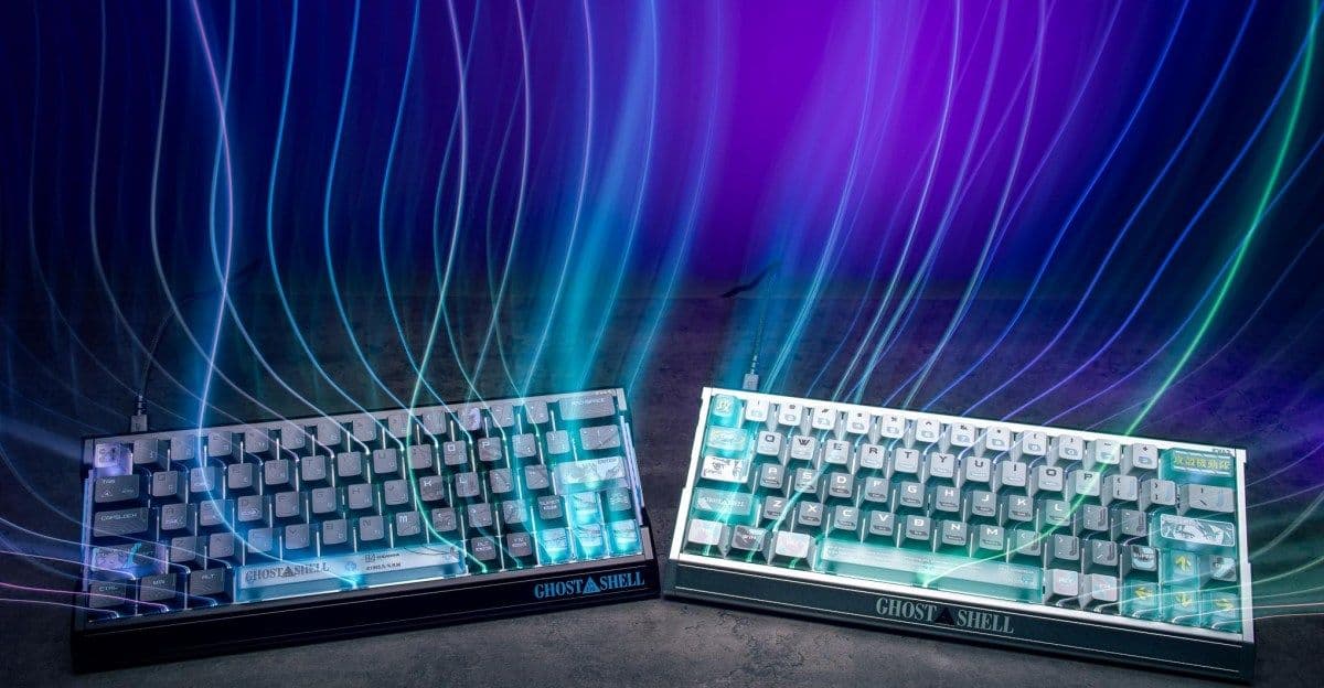 這款《攻殼機動隊》鍵盤讓我好想啟動手指內那一百隻蜘蛛機器人手指
