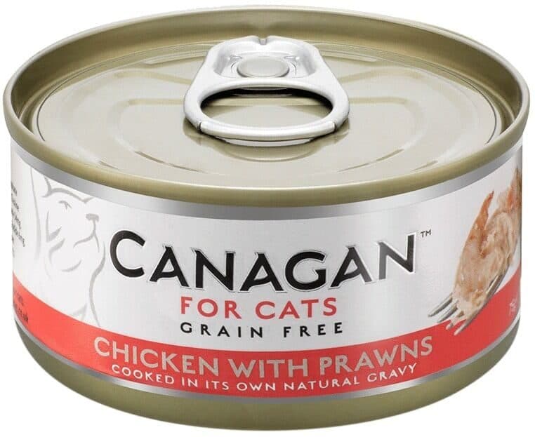 Canagan (原之選) 天然無穀物貓糧罐頭 - 吞拿魚伴大蝦 75g