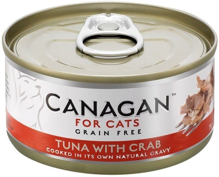 Canagan (原之選) 天然無穀物貓糧罐頭 - 吞拿魚+蟹 75g