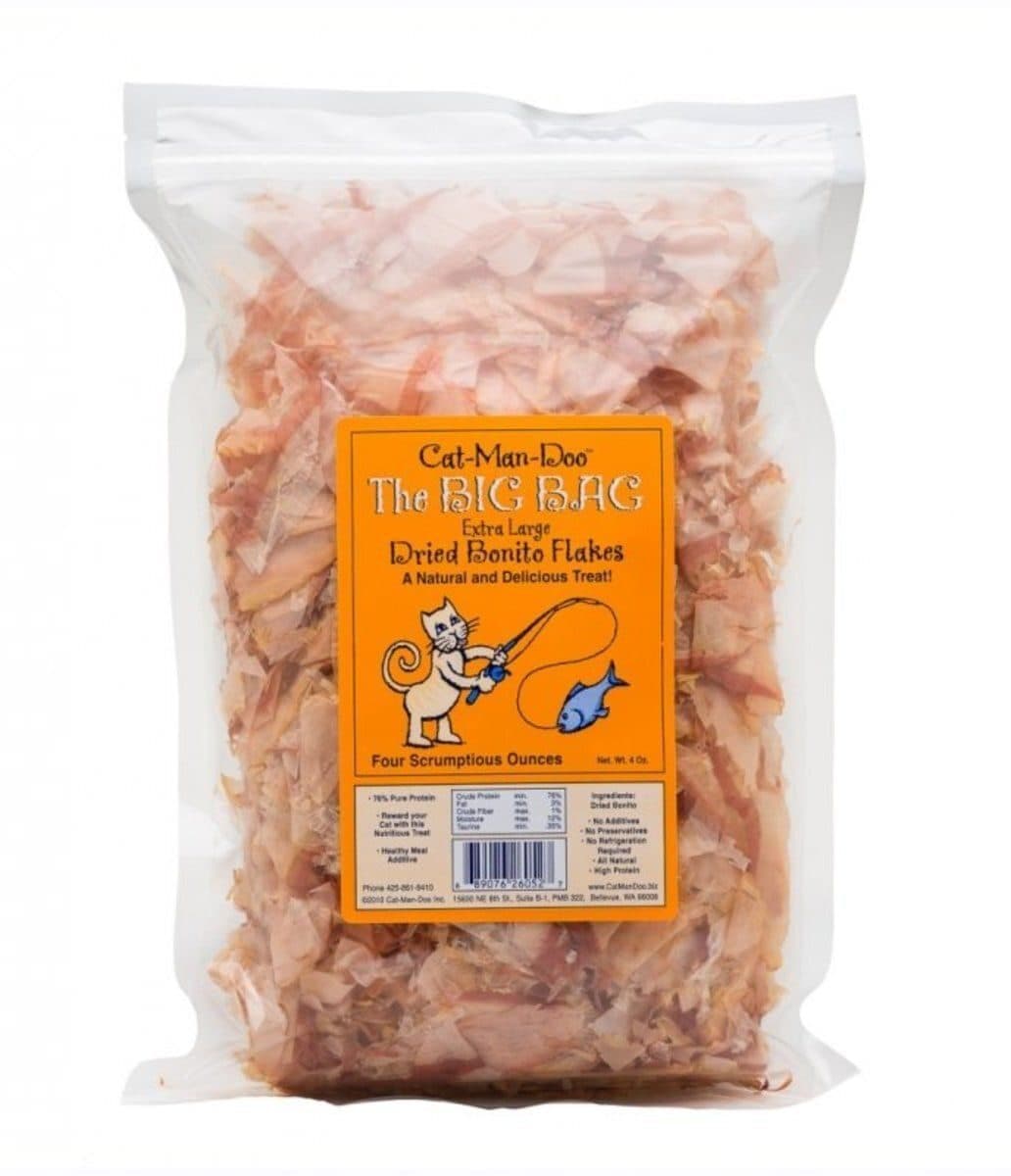 Cat-Man-Doo Extra Large Dried Bonito Flakes 鰹魚薄片 4oz {原裝行貨}