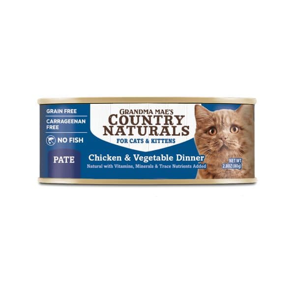 Grandma Mae’s Country Naturals 無穀物雞肉蔬菜肉泥配方 2.8oz