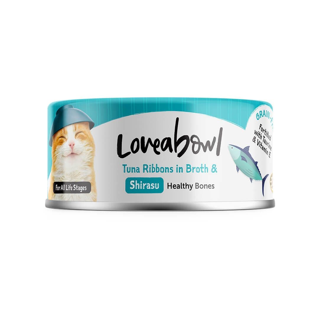Loveabowl 絲滑香香魚系列 壯骨吞拿魚白飯魚 貓罐頭 70g