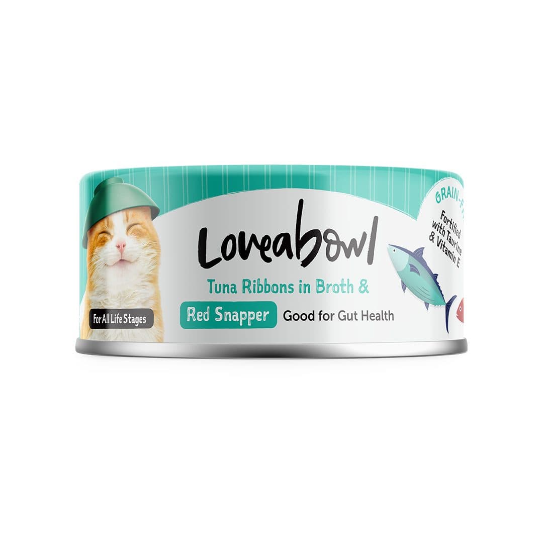 Loveabowl 絲滑香香魚系列 護毛吞拿魚紅鯛魚 貓罐頭 70g