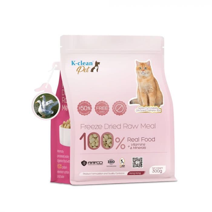 K-clean Pet 全鴨生肉凍乾(貓糧)300g / 60g