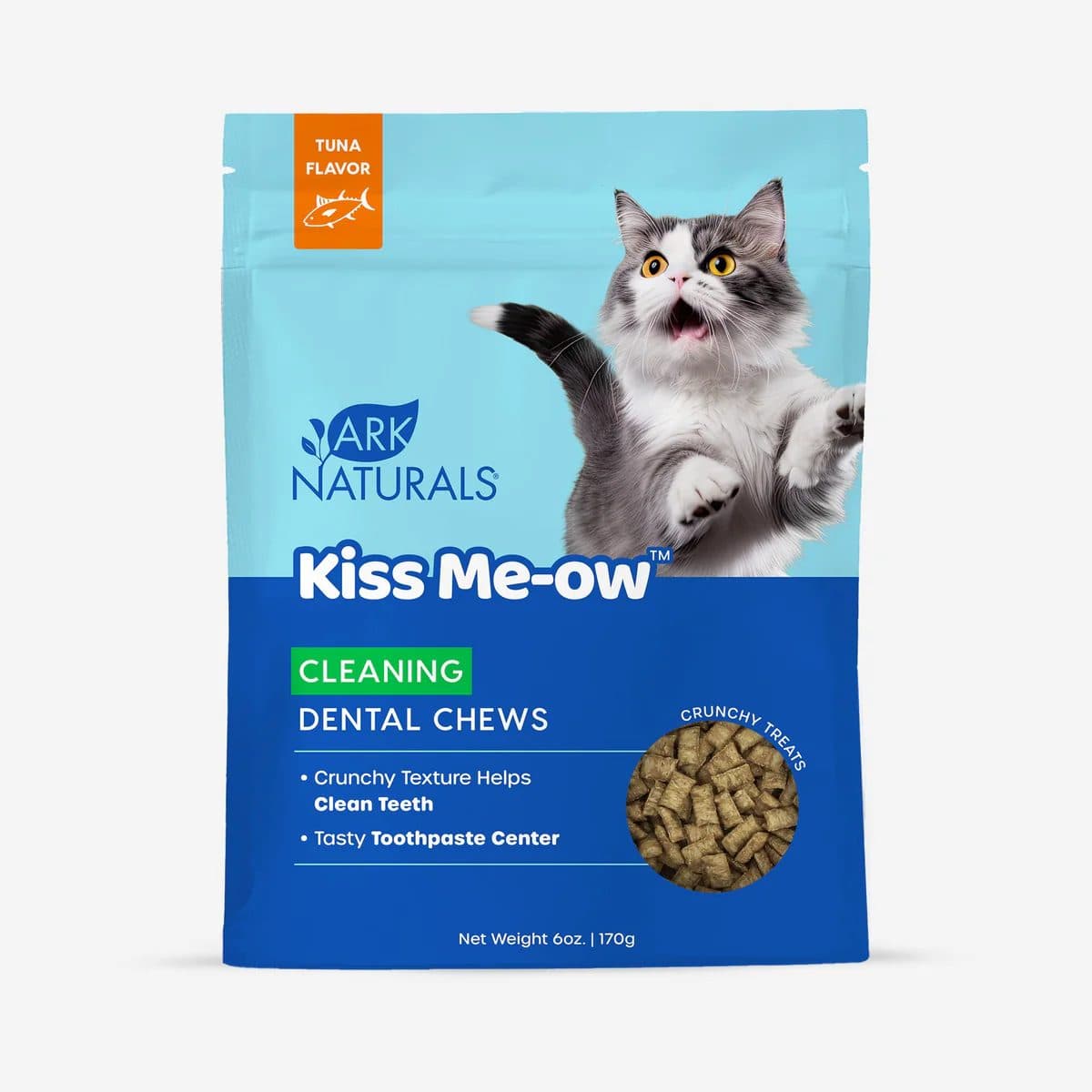 Ark Naturals Kiss Me-ow 吞拿魚潔齒夾心(170g)