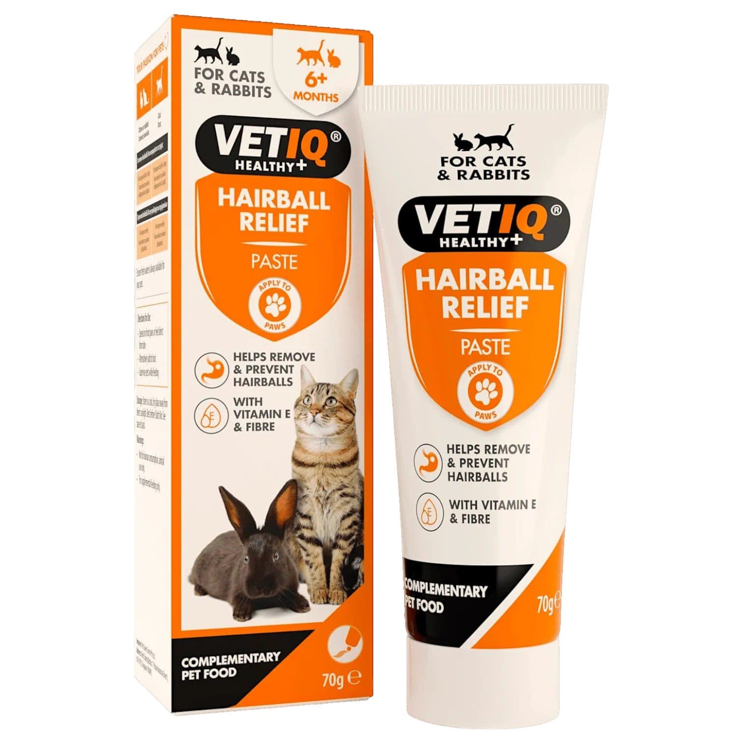 VetIQ Healthy+ 去毛球膏(貓兔通用)70g