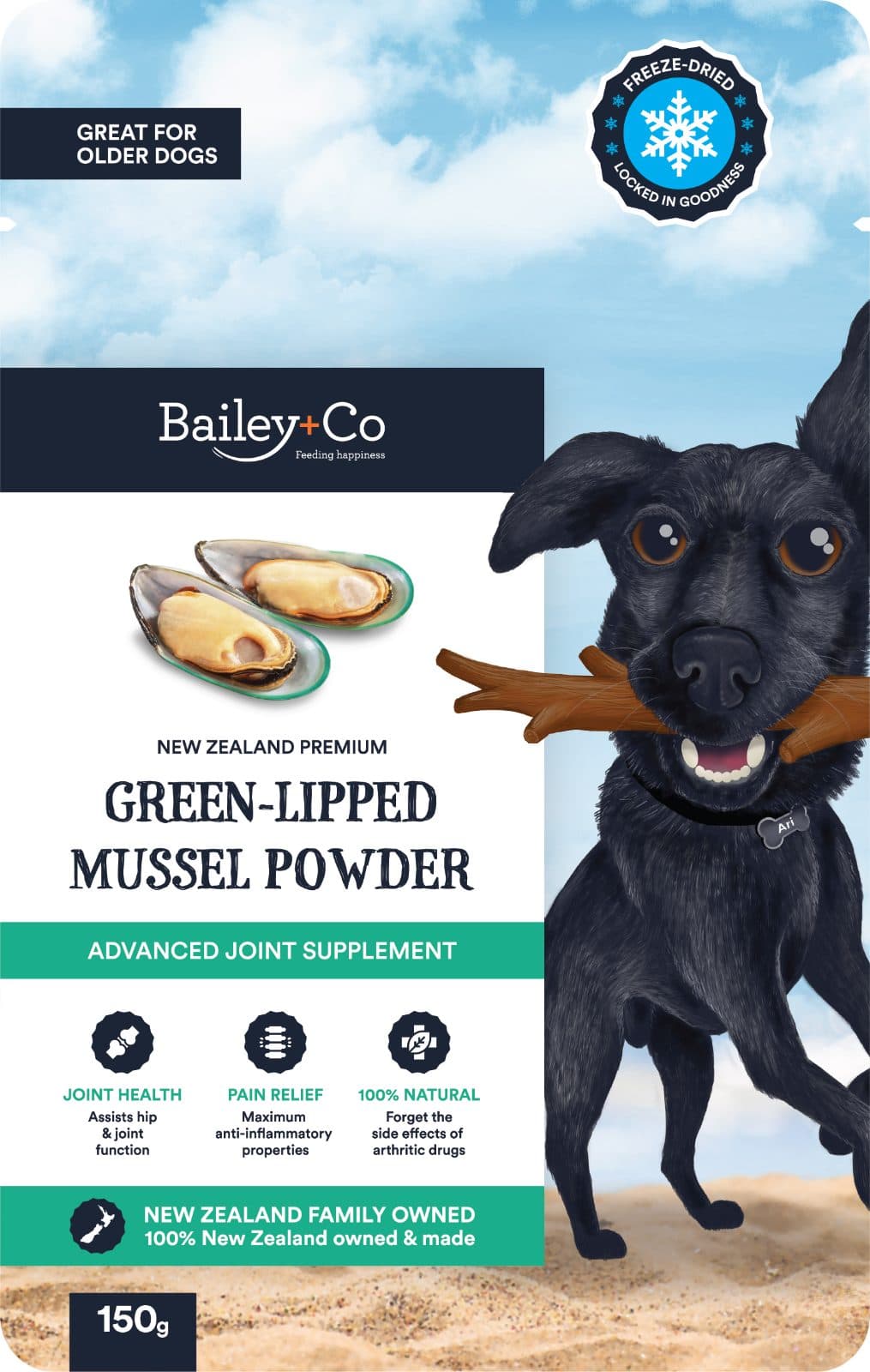 Bailey+Co 高級關節補充劑 150g(貓犬適用)