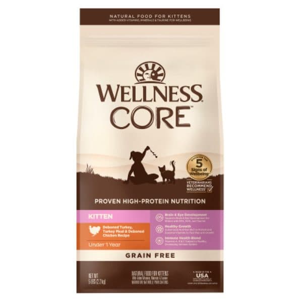 Wellness CORE+ 無穀物幼貓成長配方(5LB / 10LB)