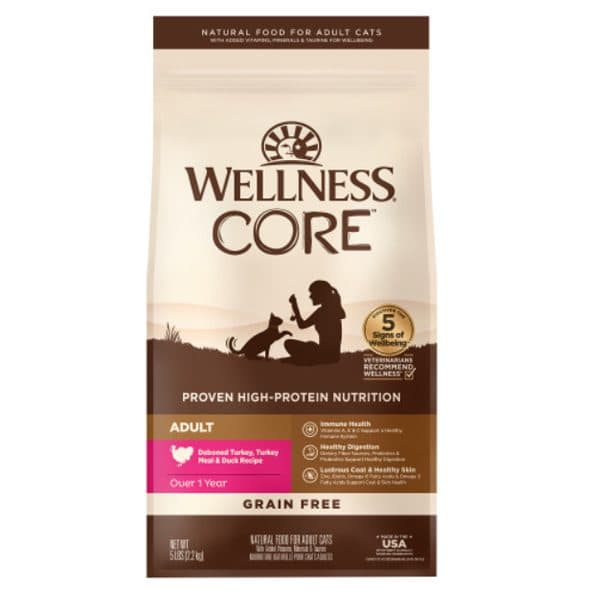 Wellness CORE+ 無穀物火雞鴨肉低敏配方(5lb / 11lb)