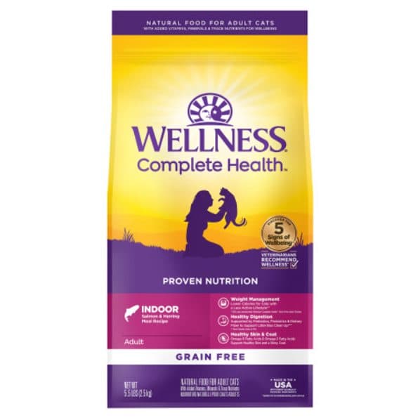 Wellness Complete Health 無穀物室內貓海魚配方(5.5LB / 11.5LB)