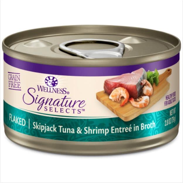 Wellness Signature Selects 無穀物鰹魚及吞拿魚片伴海蝦主食罐 2.8oz / 5.3oz