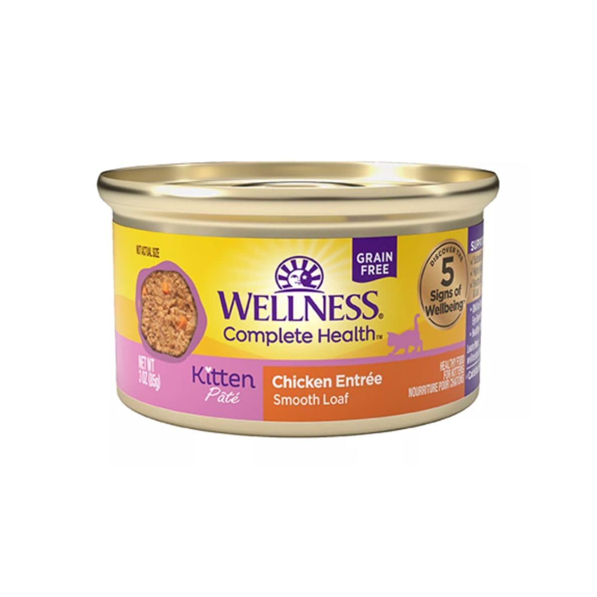Wellness Complete Health 無穀物幼貓雞肉醬配方(幼貓濕糧)3oz