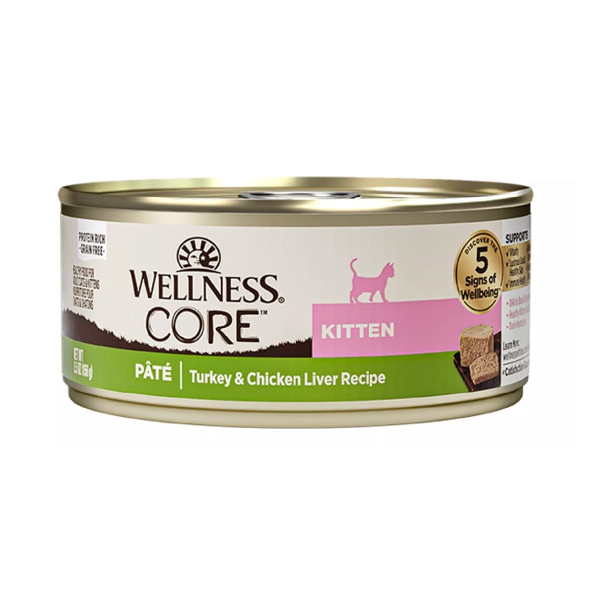 Wellness CORE 無穀物經典肉醬幼貓配方 – 火雞及雞肝(幼貓濕糧)5.5oz