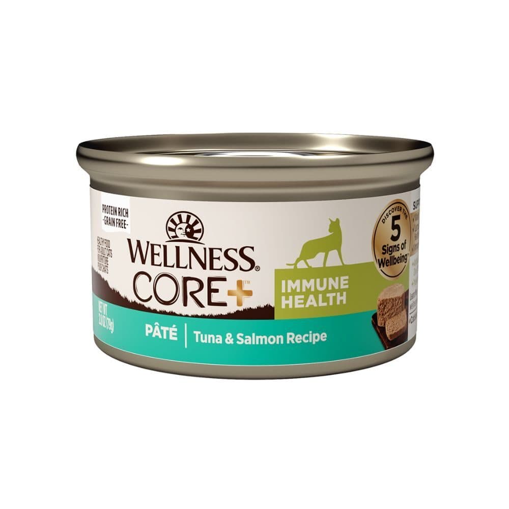 Wellness CORE+ 無穀物吞拿魚三文魚配方(成貓濕糧)2.8oz