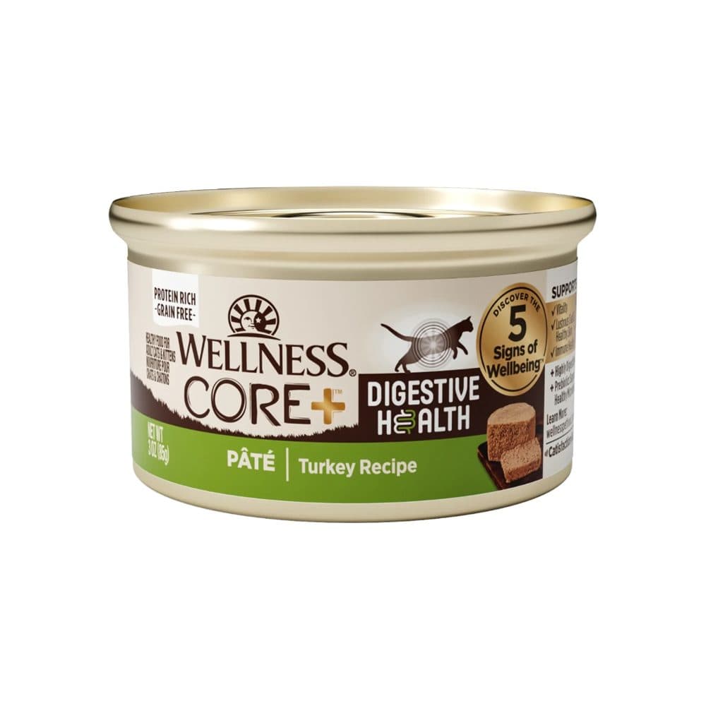 Wellness CORE+ 消化易 火雞拼雞肉無穀物配方(成貓濕糧)3oz