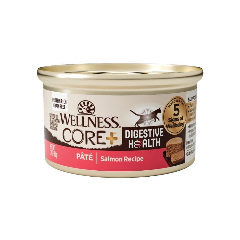 Wellness CORE+ 消化易 三文魚拼雞肉無穀物配方(成貓濕糧)3oz