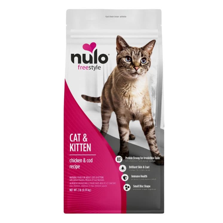 Nulo Freestyle 高蛋白無穀物貓糧 – 雞肉及鱈魚配方(5lb / 12lb)