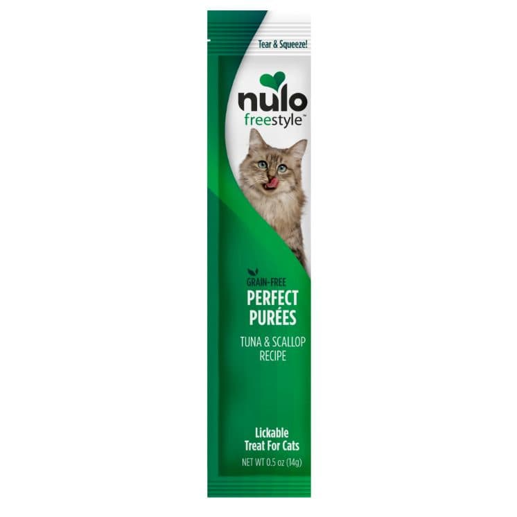 Nulo FreeStyle Perfect Purees 無穀物唧唧肉泥貓小食 – 吞拿魚及扇貝配方(14g)