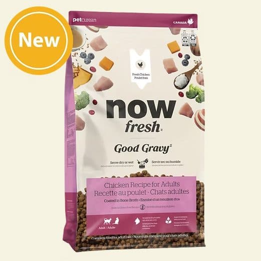 Now Fresh Good Gravy 香濃大骨湯外層乾糧 – 成貓 雞肉配方(3lb / 8lb)