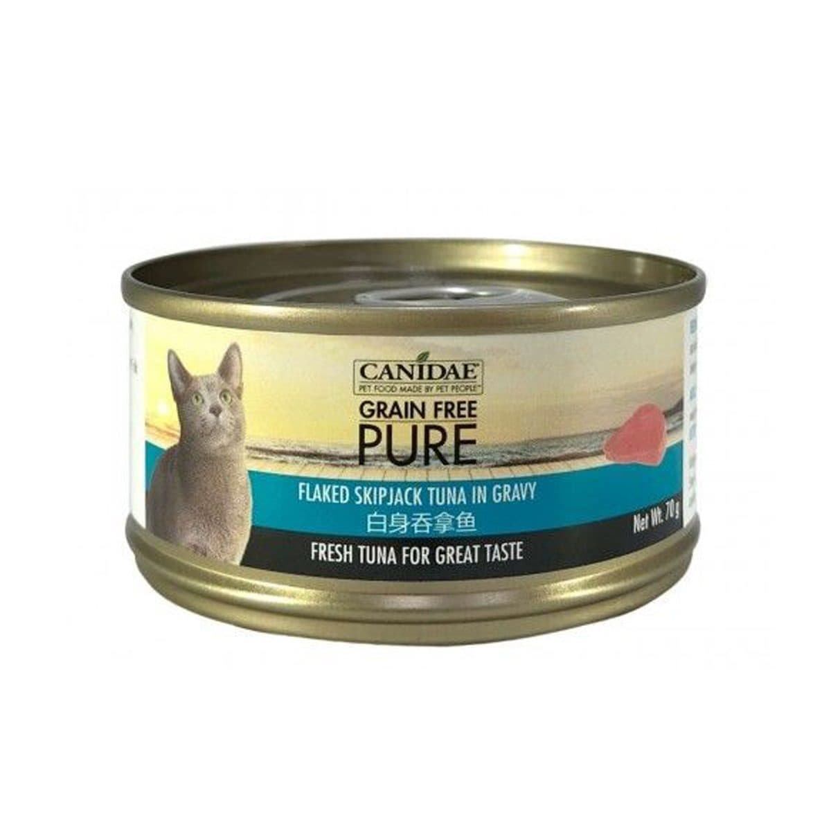 Canidae PURE 無穀物白身吞拿魚貓罐頭 70g