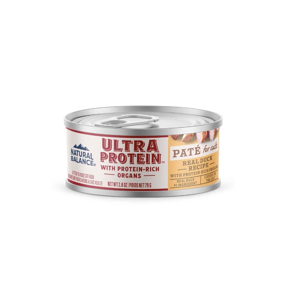 Natural Balance Ultra Protein 頂級肉醬罐 – 真鴨肉配方(全年齡貓主食罐)2.8oz