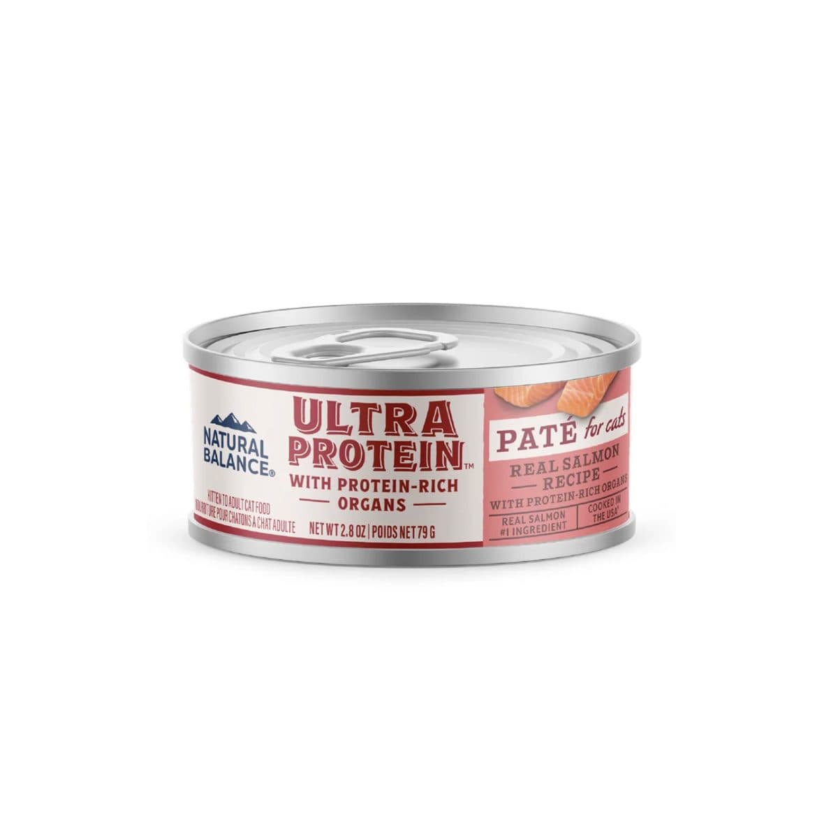 Natural Balance Ultra Protein 頂級肉醬罐 – 真三文魚配方(全年齡貓適用)2.8oz