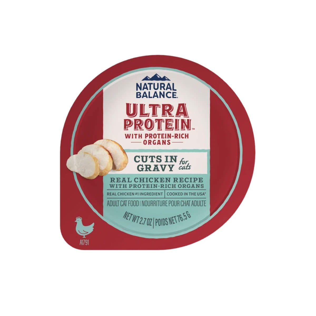Natural Balance Ultra Protein 頂級滋味杯 – 雞肉塊配肉汁配方(成貓濕糧)2.7oz
