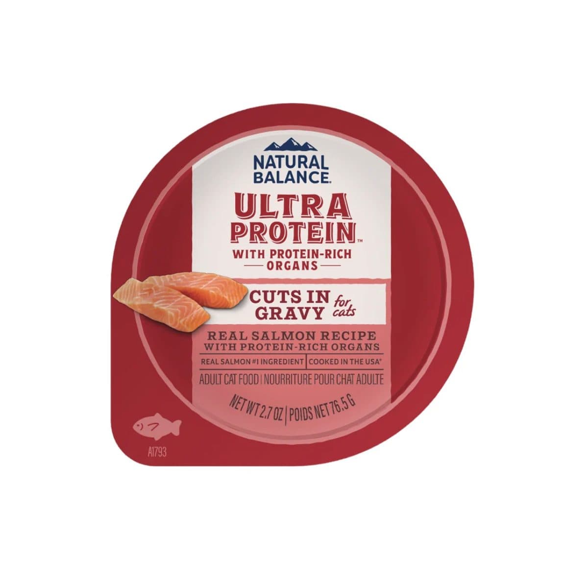 Natural Balance Ultra Protein 頂級滋味杯 – 三文魚肉塊配肉汁配方(成貓濕糧)2.7oz