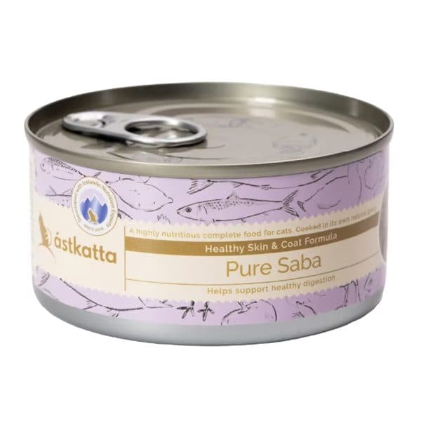Astkatta 野生鯖花魚 護膚美毛配方(全貓主食罐)80g / 170g