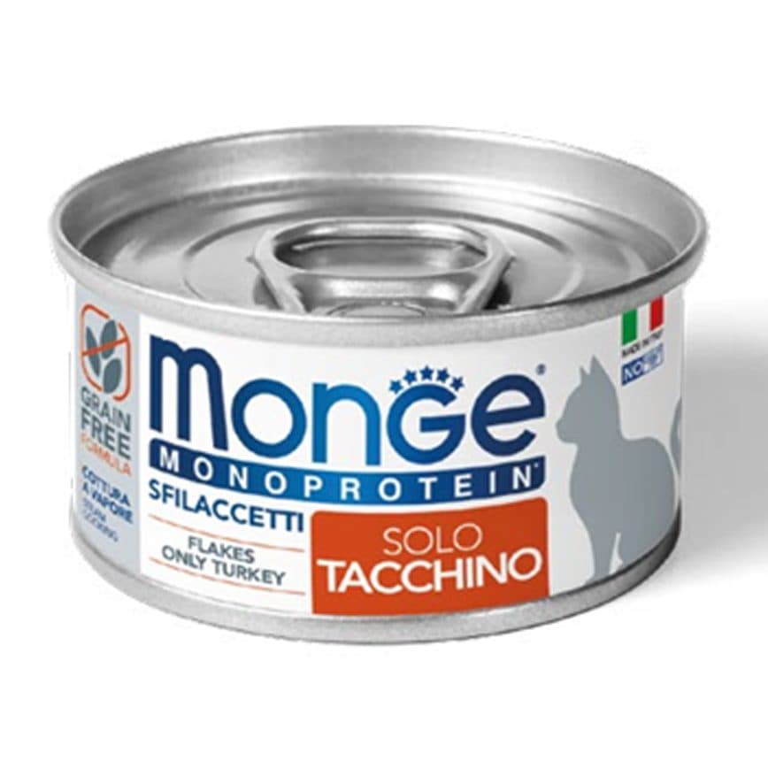 Monge Monoprotein 單一蛋白火雞肉成貓主食罐 80g
