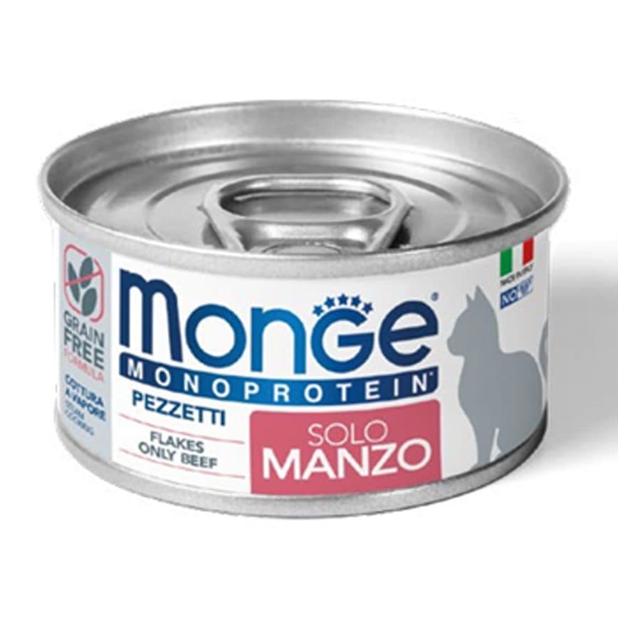 Monge Monoprotein 單一蛋白牛肉成貓主食罐 80g