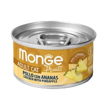 Monge Fruits 水果系列 – 雞肉配菠蘿 成貓配方 80g