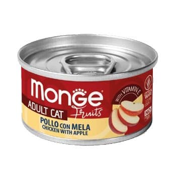 Monge Fruits 水果系列 – 雞肉配蘋果 成貓配方 80g