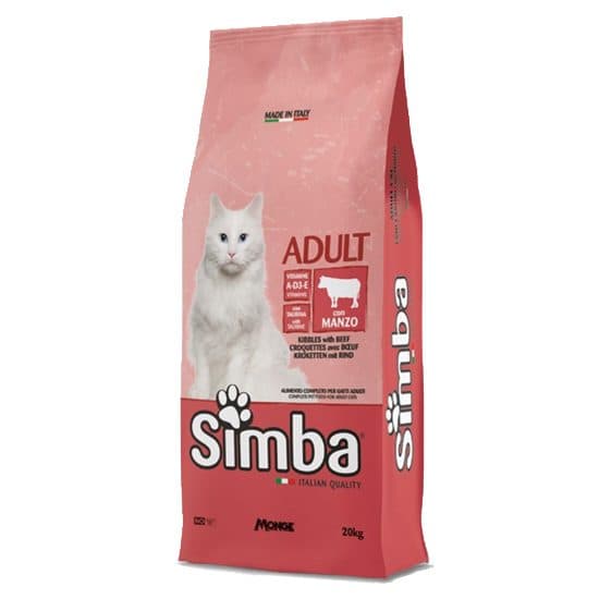 Monge Simba 成貓乾糧 – 牛肉配方 20kg